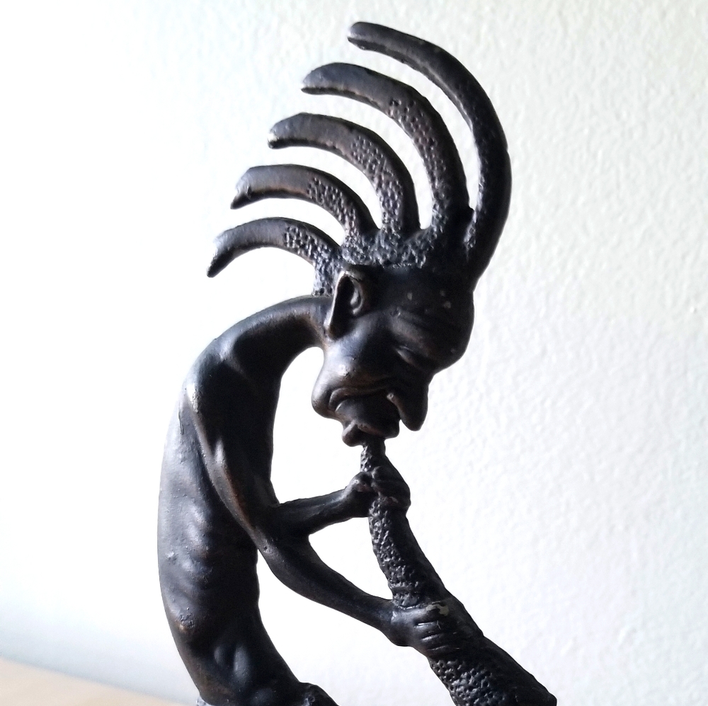 Kokopelli candle holder